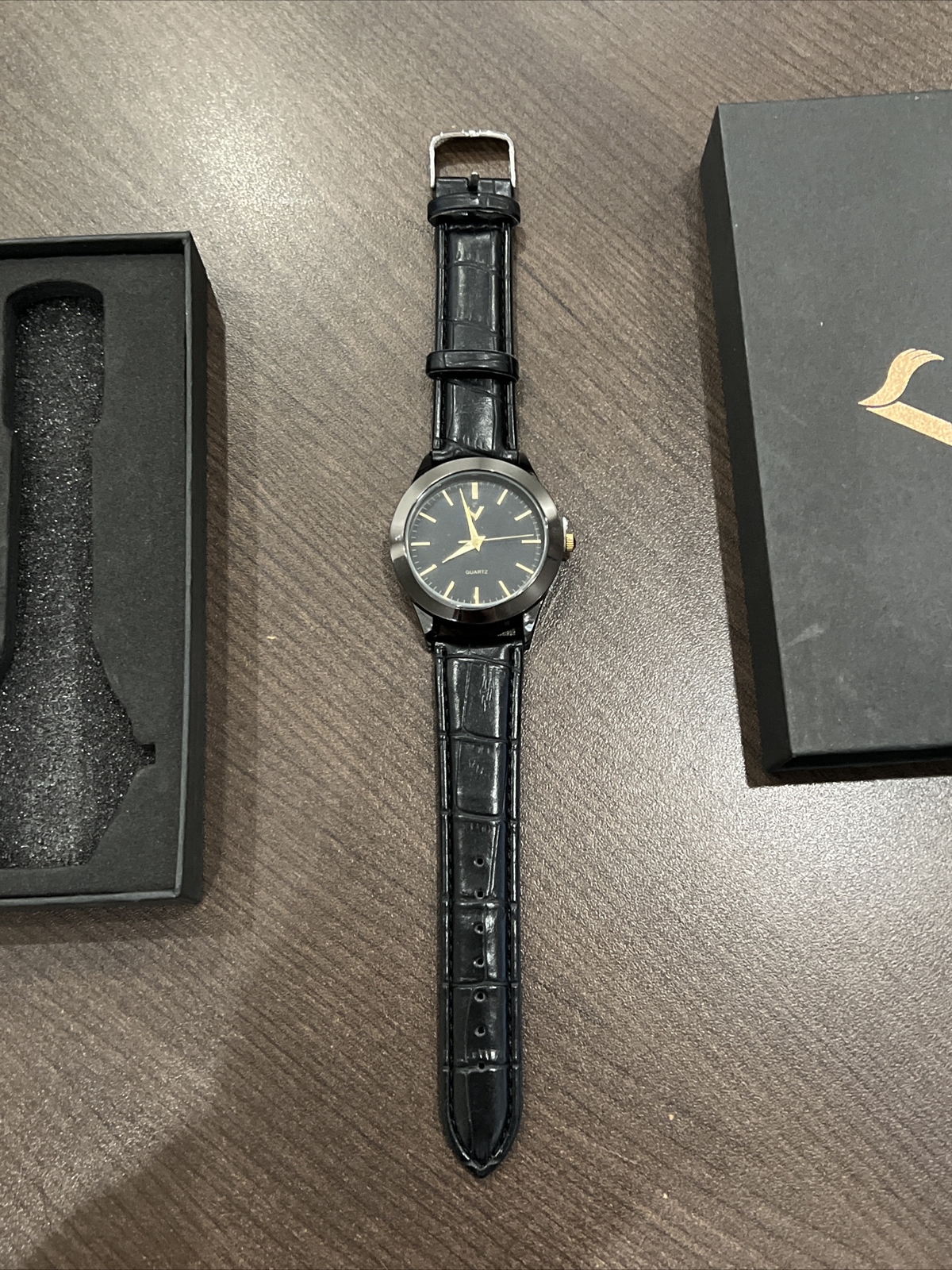 Luxury Men’s Quartz Watch Stainless Steel Analog Business As Pictures