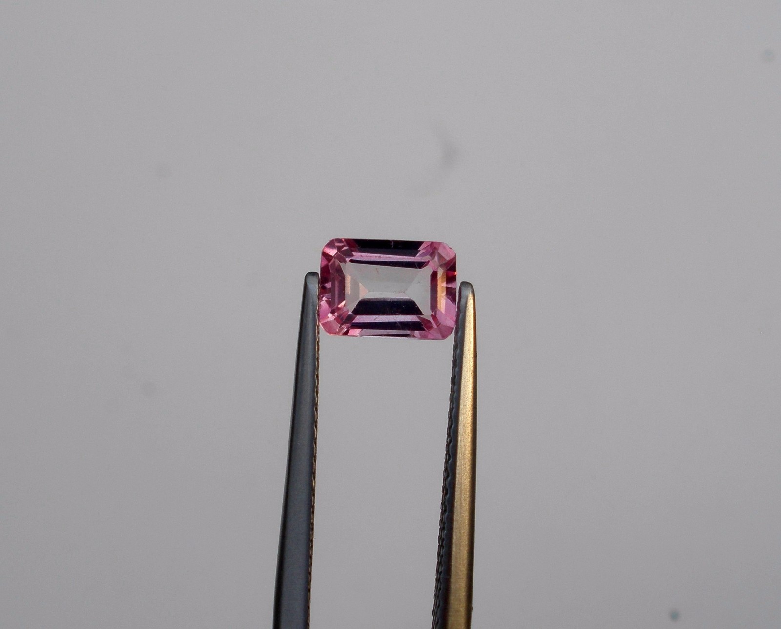 Pink Topaz Loose Emerald Natural Gem 7x5mm