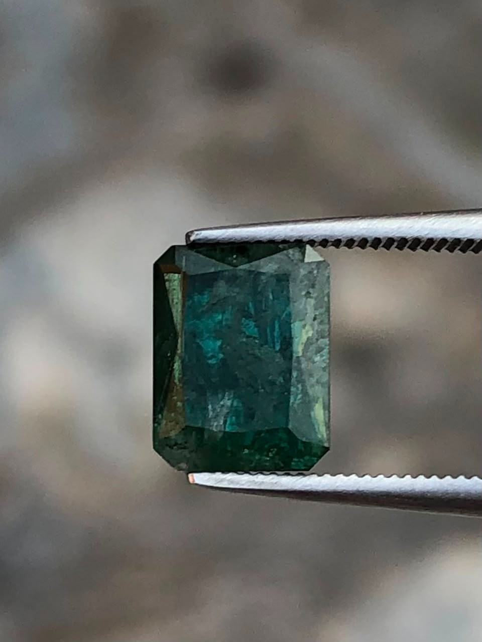 1.20ct natural green tourmaline loose gemstone clarity included for jewelry