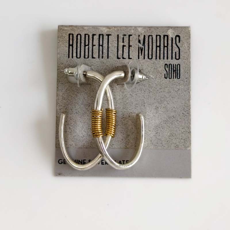 New Robert Lee Morris Minimalist Hoop Earrings Women Party Vacation Jewelry Gift