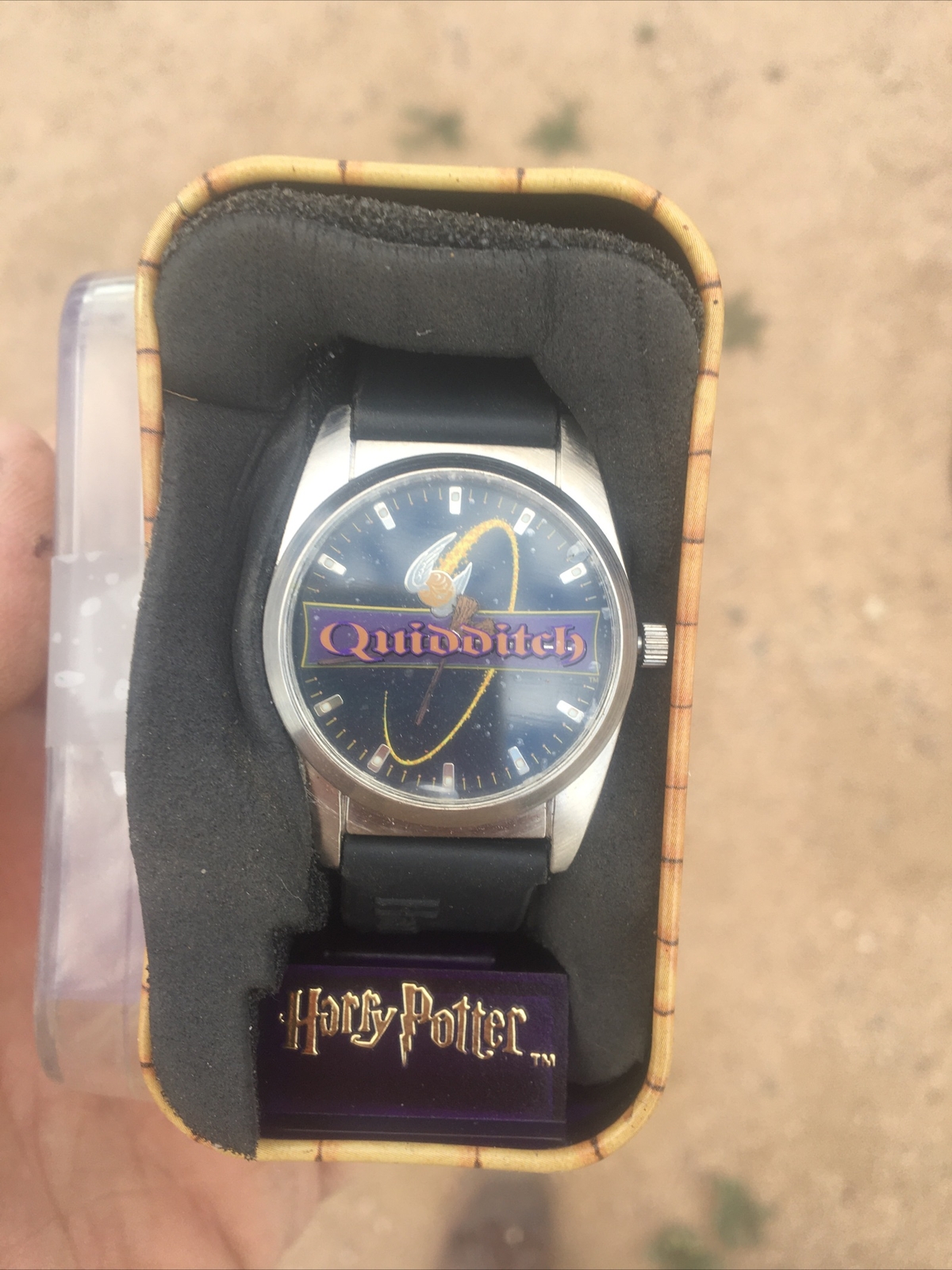 2001 Harry Potter Quidditch Warner Bros Watch #HC0001 SR626SW WR Untested P