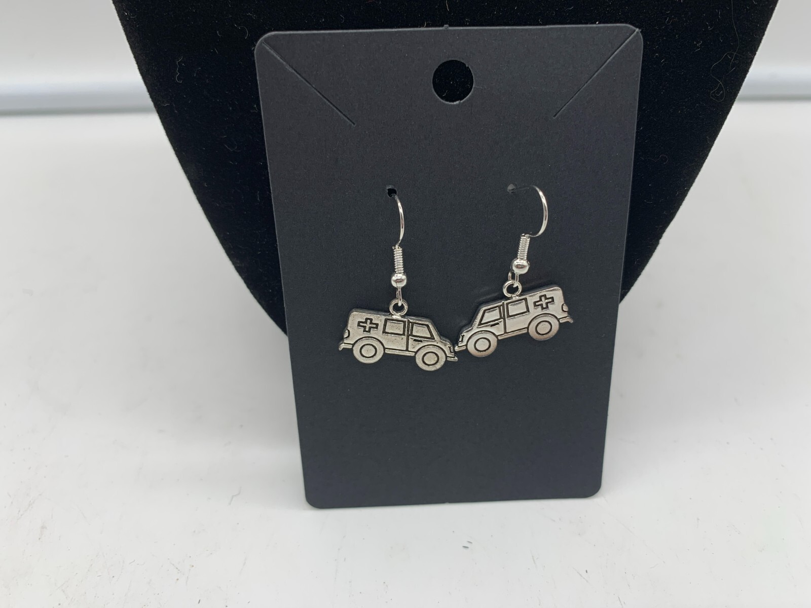 Metal Ambulance Earring Set DD01B10136