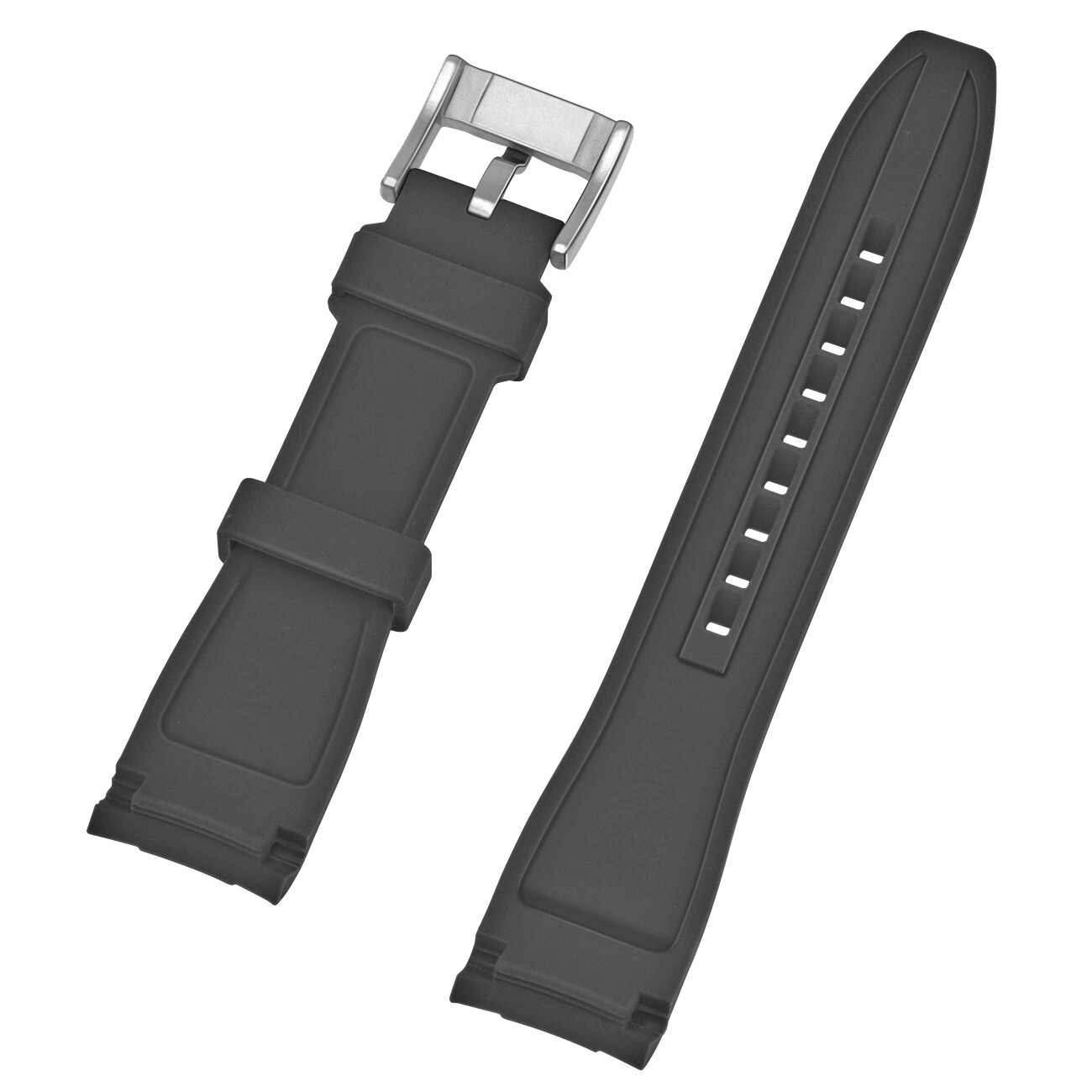 20 22mm Rubber Watch Band Premium Silicone Universal Curved Ends Rubber Strap