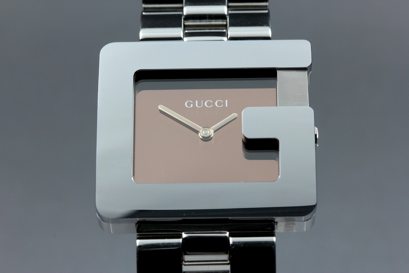 [MINT / Full Set] Gucci 3600M Black G Face 31mm Wrist 7.48in/19cm Qz Mens Watch