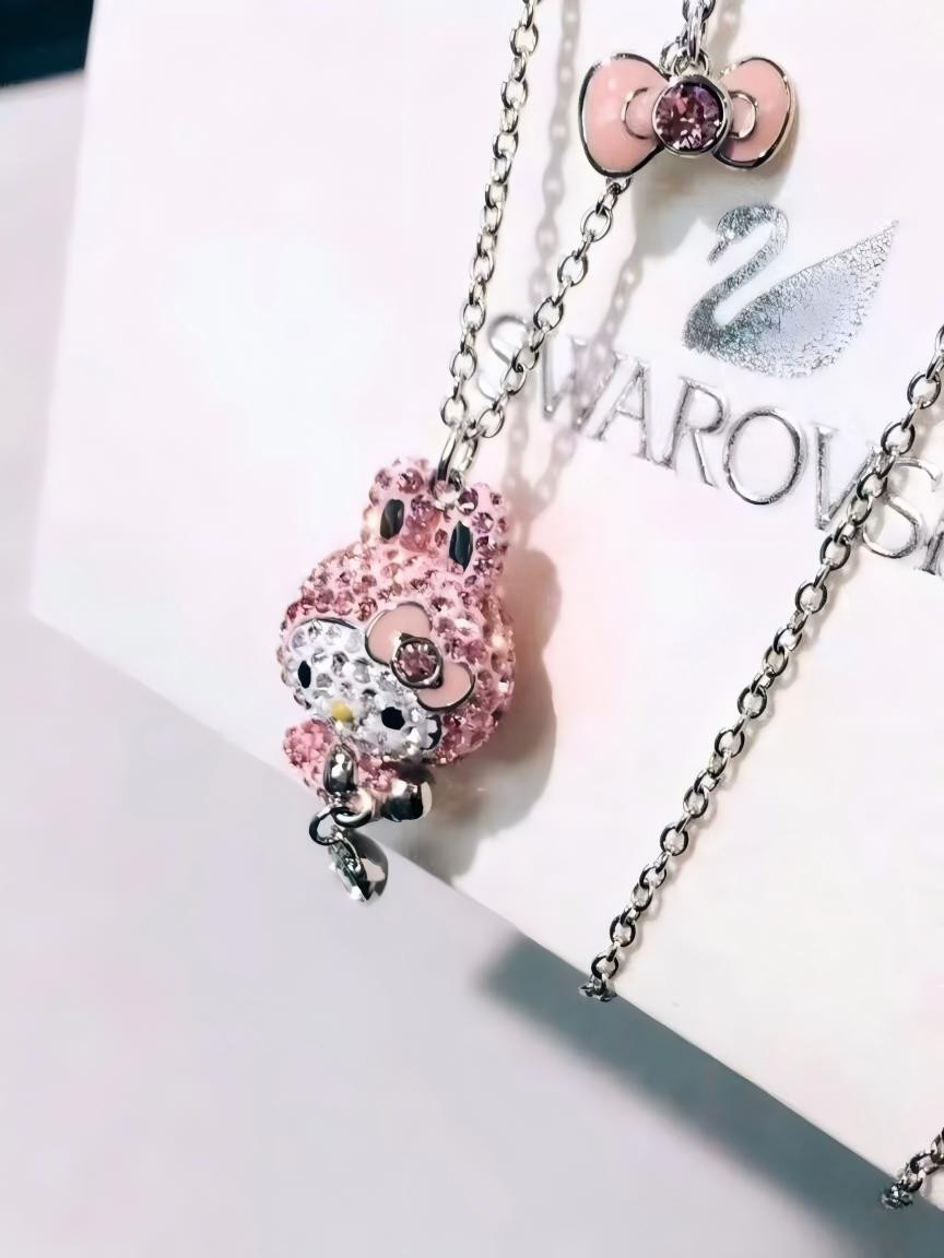 Swarovski Hello Kitty Bunny Necklace