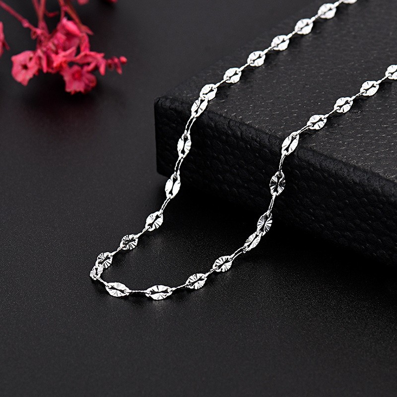 18″-30″ Unisex 925 Sterling Silver 2mm Wide Link Chain Necklace #N278