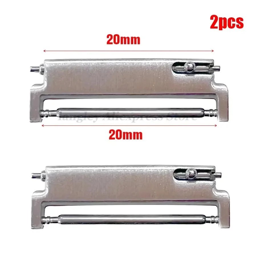 1 Pair Watch Strap Adapter 18mm To 20mm 22mm,20mm To 18/20/22mm,22mm To 22mm Top