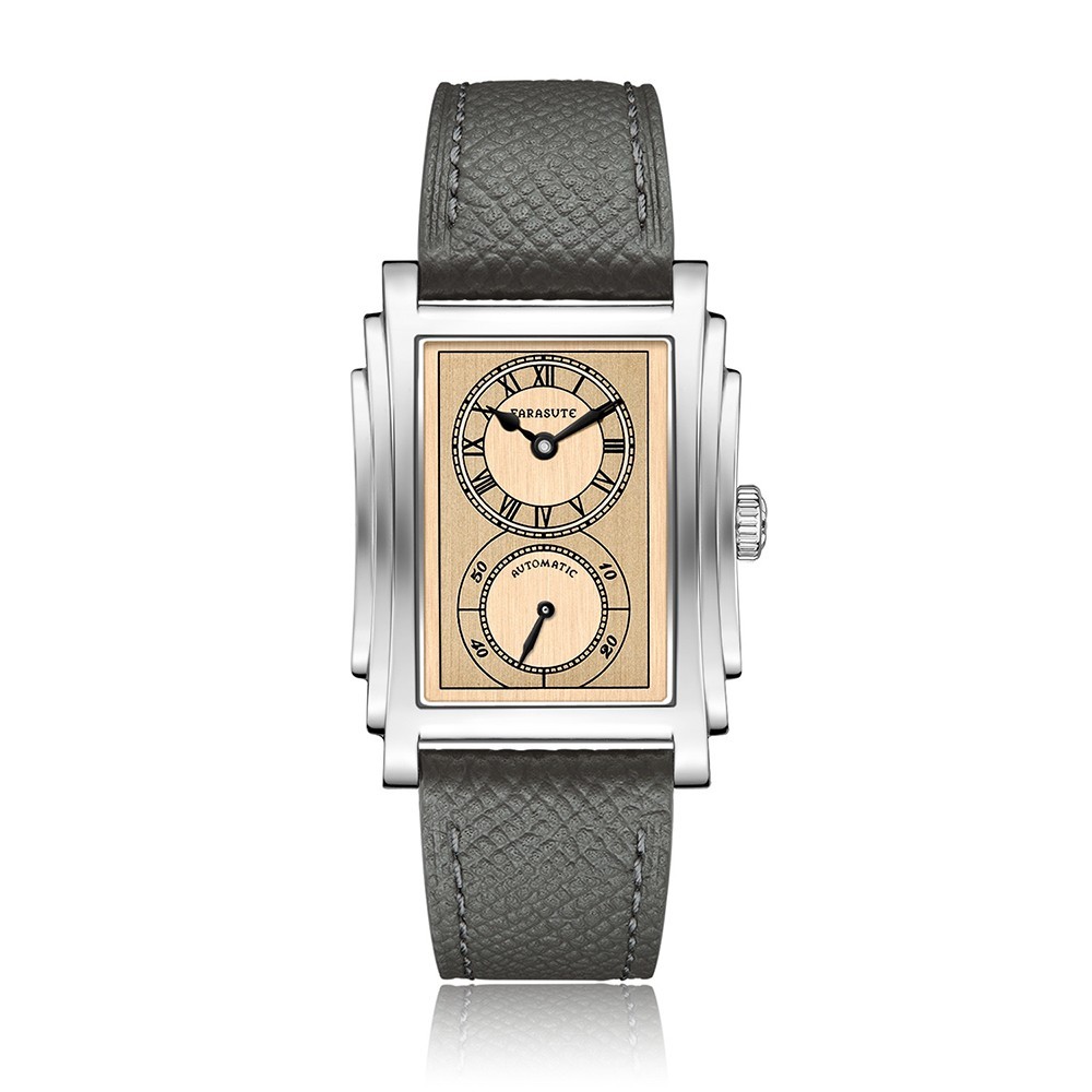 FARASUTE Men Automatic Watch 31mm Rectangle Mechanical Wristwatch Miyota 8215