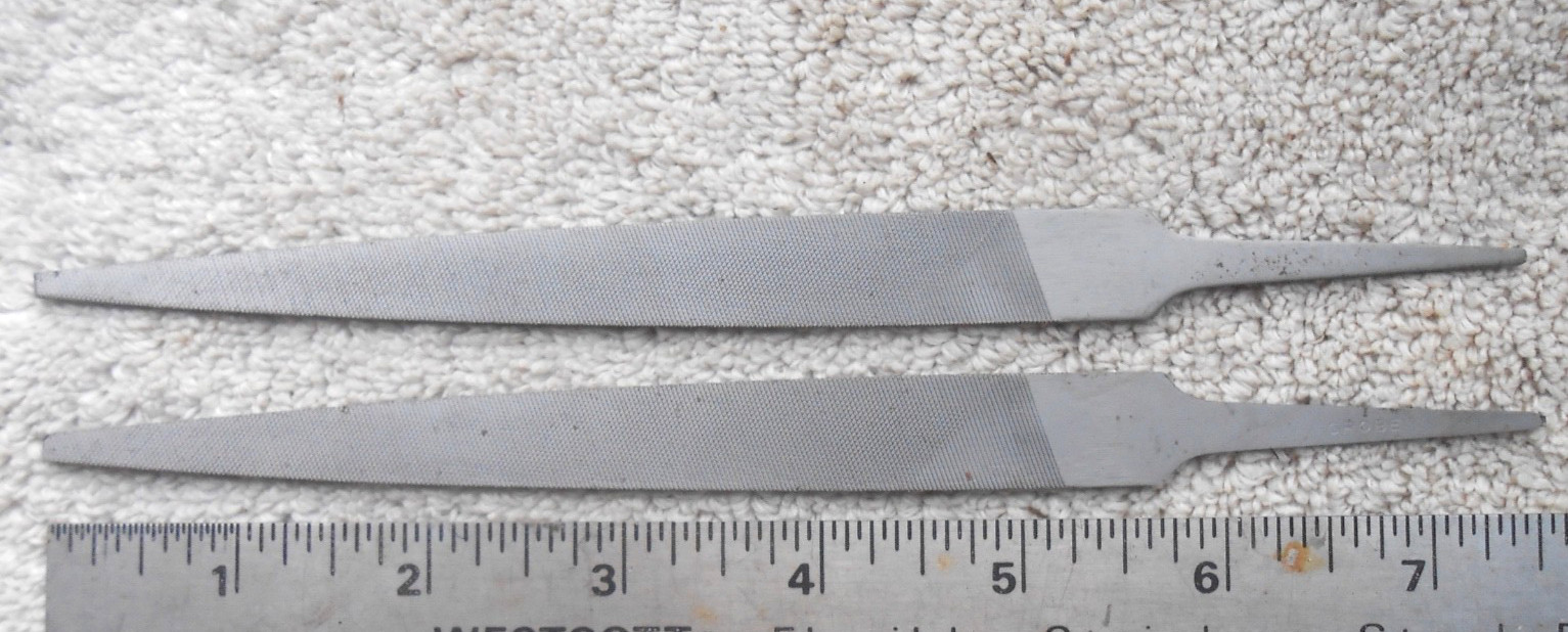 2 Grobet Swiss Made flat file