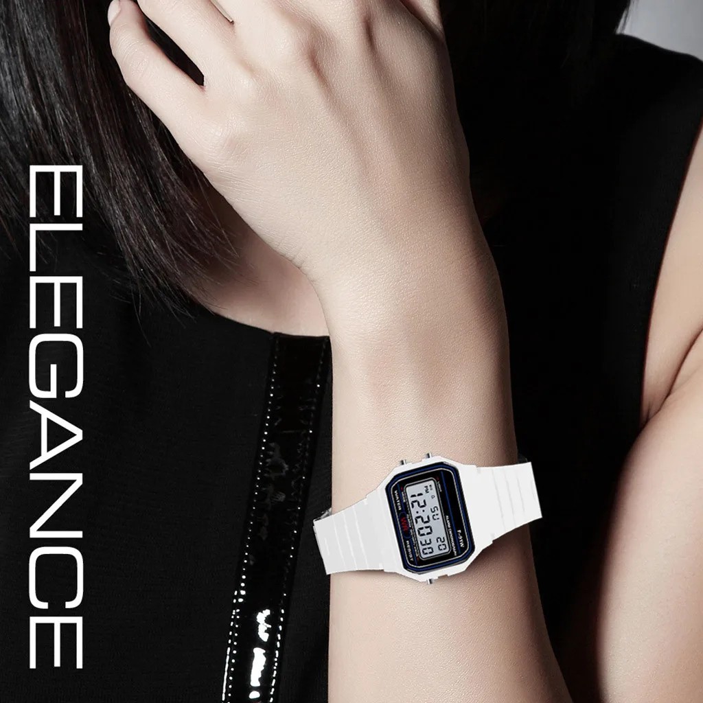 F 91W Classic Digital Resin Strap Watch Stopwatch Chronograph Sport Unisex