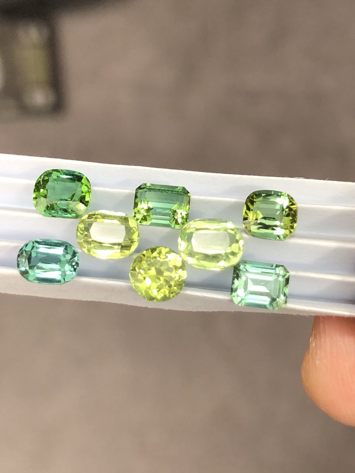 4 Carat Natural Multi Color Tourmaline – Faceted Afghanistan Tourmaline