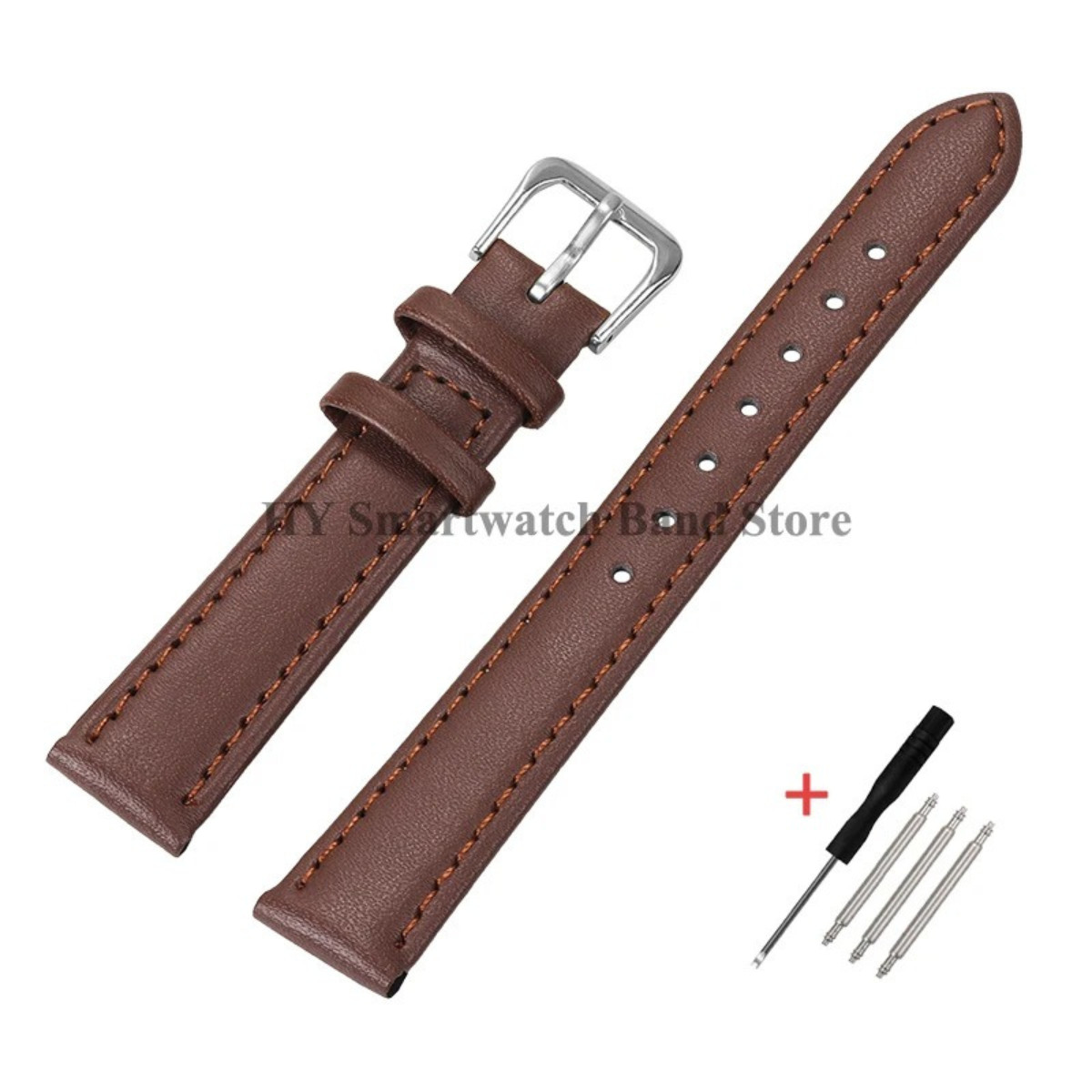 8Mm 10Mm 12Mm 14/16Mm 18Mm 20Mm 22Mm 24Mm PU Leather Watch Strap for Men Women S