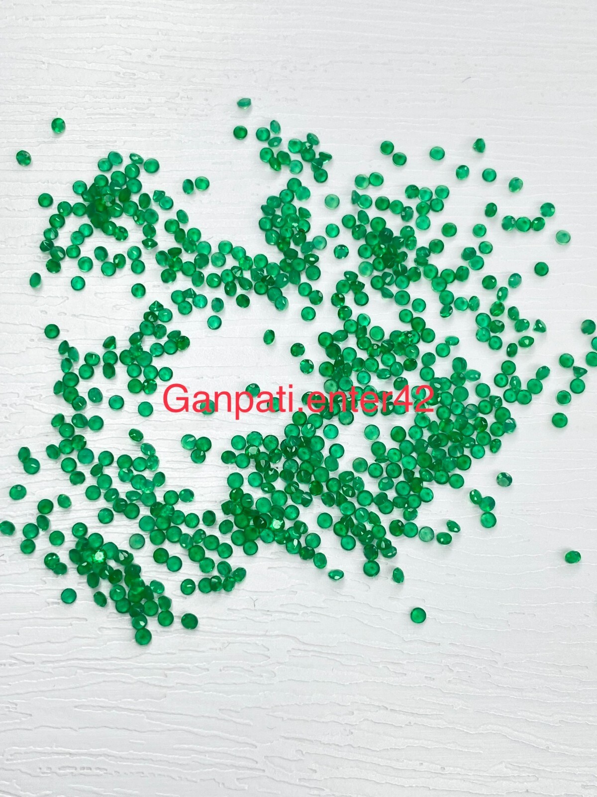 GREEN ONXY FACETED ROUND CUT 1×1 MM 50 PCS LOT CALIBRATED LOOSE GEMSTONE E