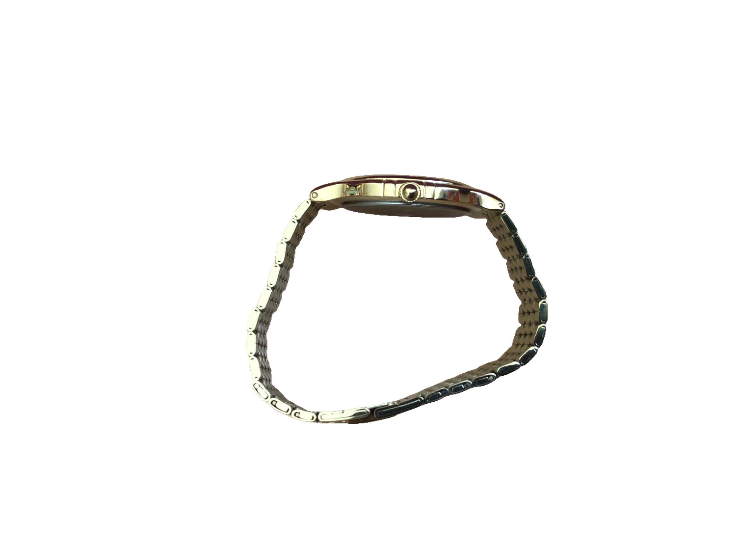 Sekonda Watch Gold Black Dial Roman Numeral Analogue Date Bracelet Box