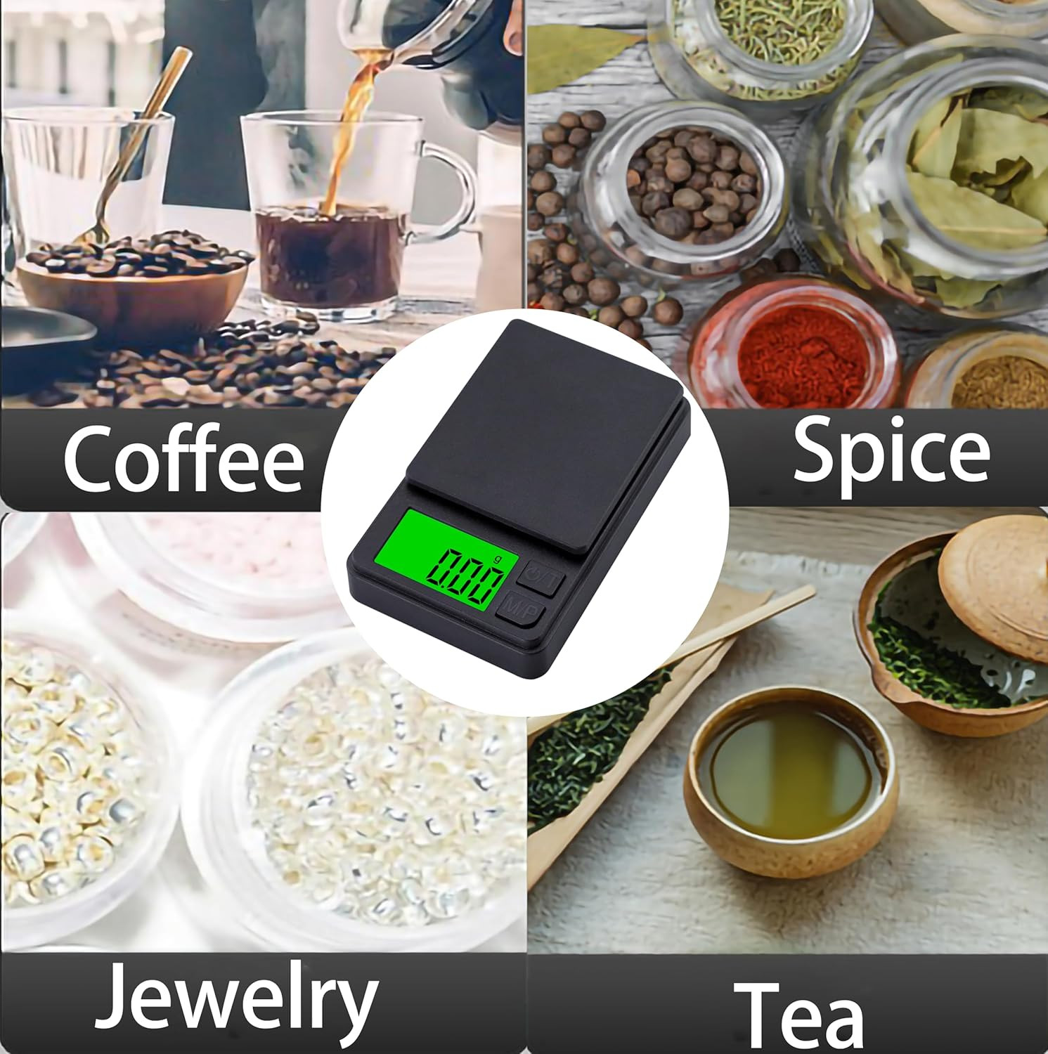 Digital Pocket Scale 1000G X 0.01G Weigh Gram Scale, Mini Scale, Digital Grams S