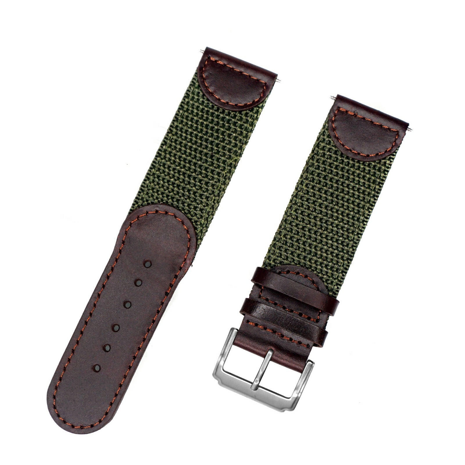 16mm 17mm 18mm 19mm 20mm 22mm 24mm Genuine Leather Nylon Watch Strap Watch Band