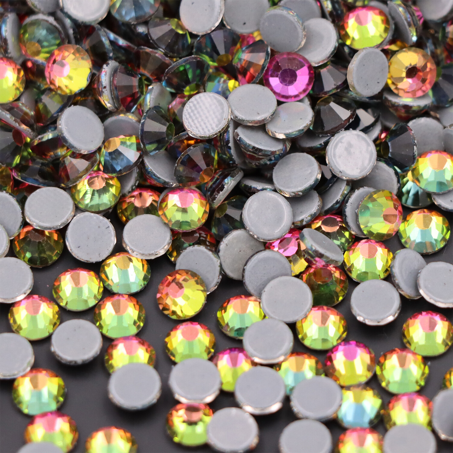 Glass Strass Crystal Hot Fix Rhinestones Iron On Flatback Clear Hotfix Stones