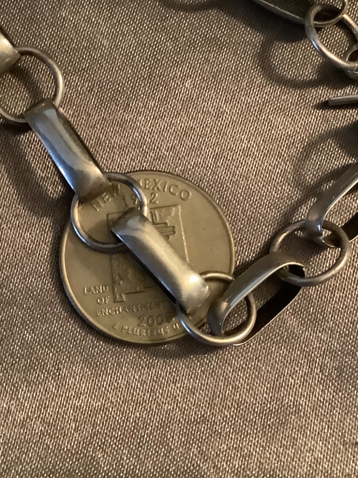 Vintage Lee Bennett Sterling & 1/20 14k Gold pendant & Chain