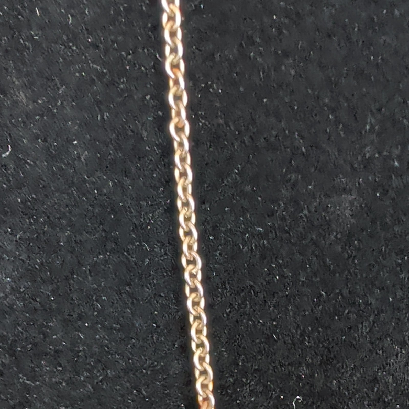Gold Tone Cable Chain Necklace “Besties” Charm Pendant w/ Pink Tassel