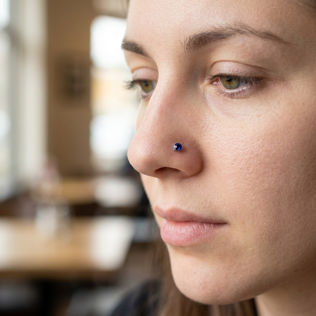 30 Pieces Mixed Nostril Nose Rings Premium Stainless Steel Piercing Ornament Set