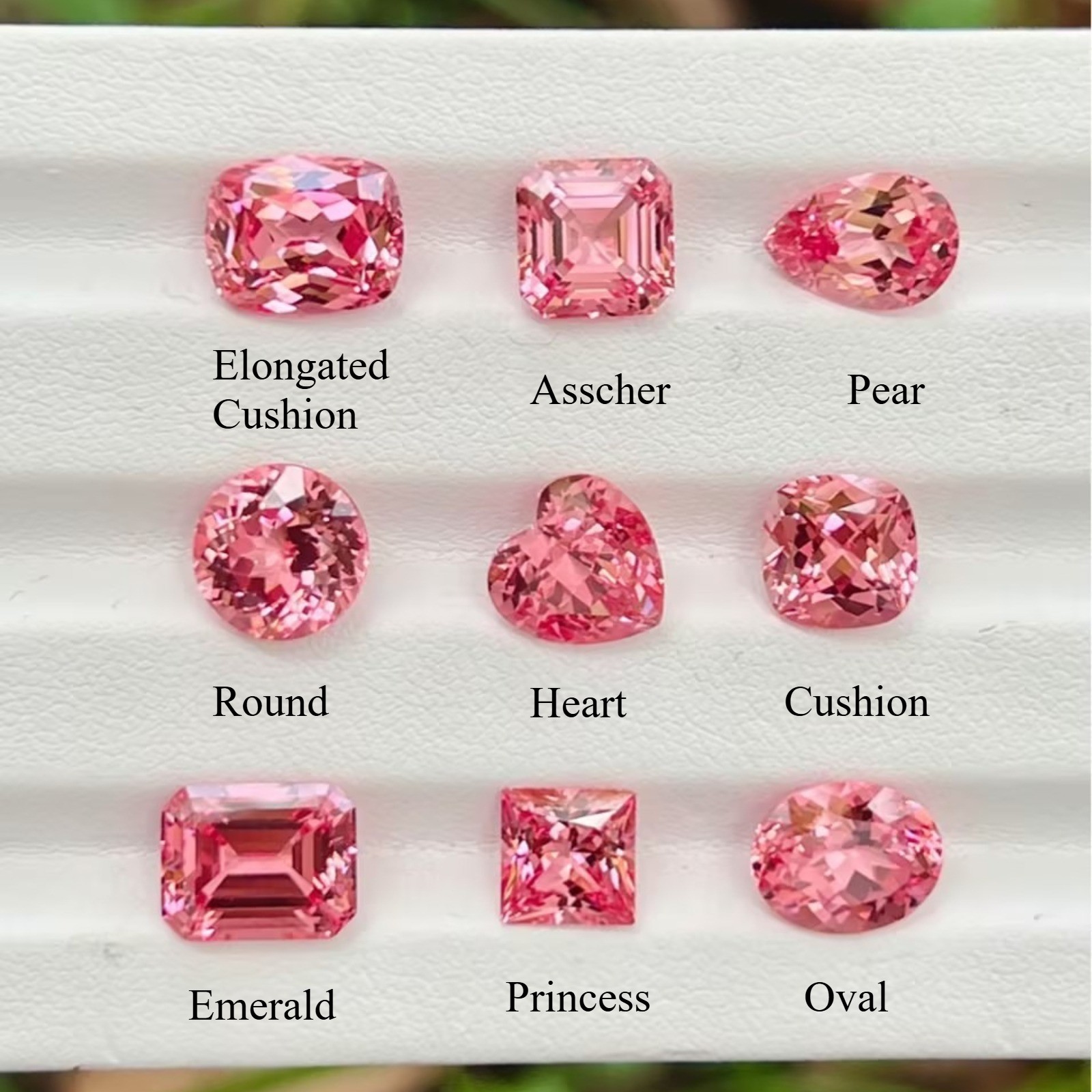 Lab Grown Padparadscha Gemstone 0.5-5ct For Ring Pendant Jewelry Making AGL