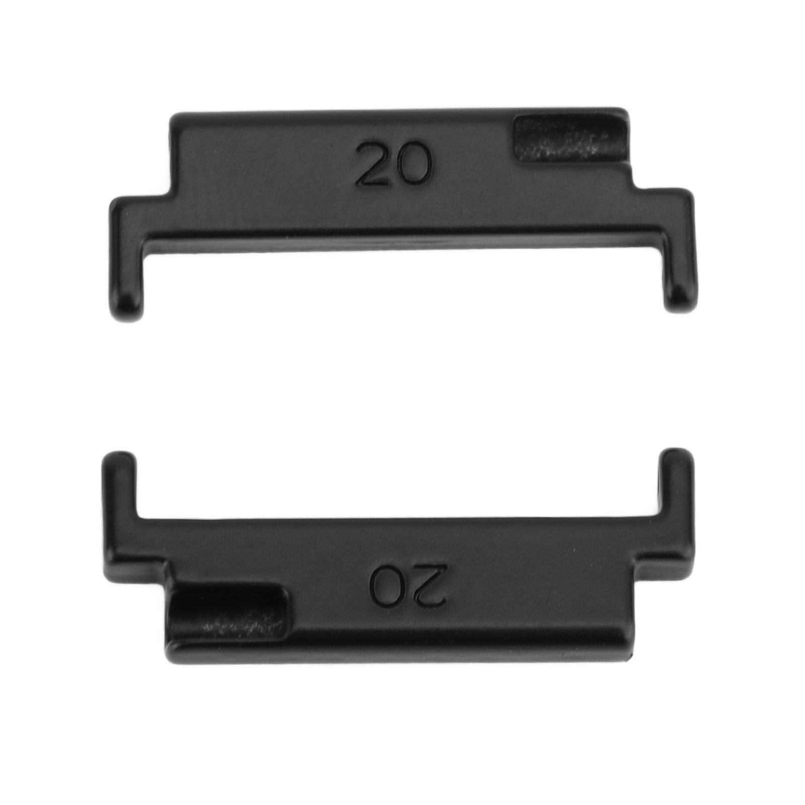 Black A Pair 1 Pair Metal Watch Band Adapter 20 To 22mm Watch Strap Connect N