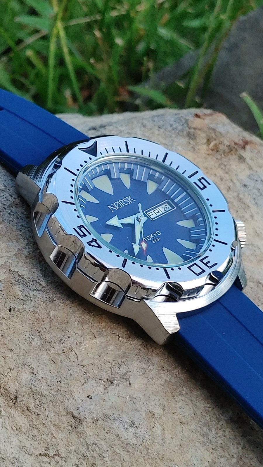 Sea Monster Diver Watch, Norsk, Olympic Citizen Quartz – Blue, 2020 Olympics