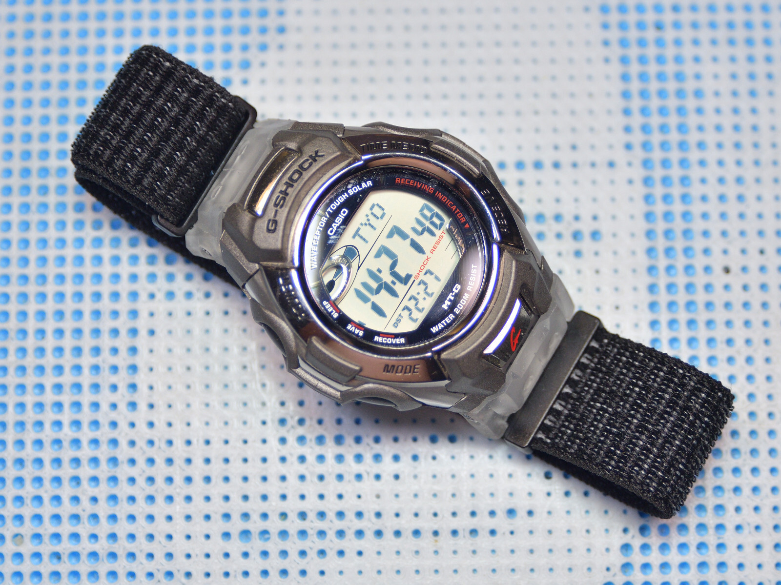 Resin watch strap & band adapter for G-SHOCK MTG900