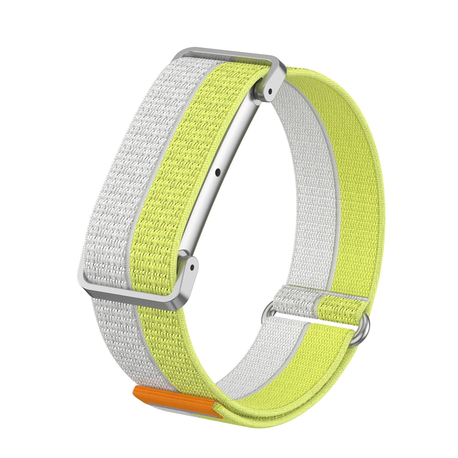 For Google Fitbit Air Breathable Nylon Adjustable Strap Bracelet W/ Metal Frame