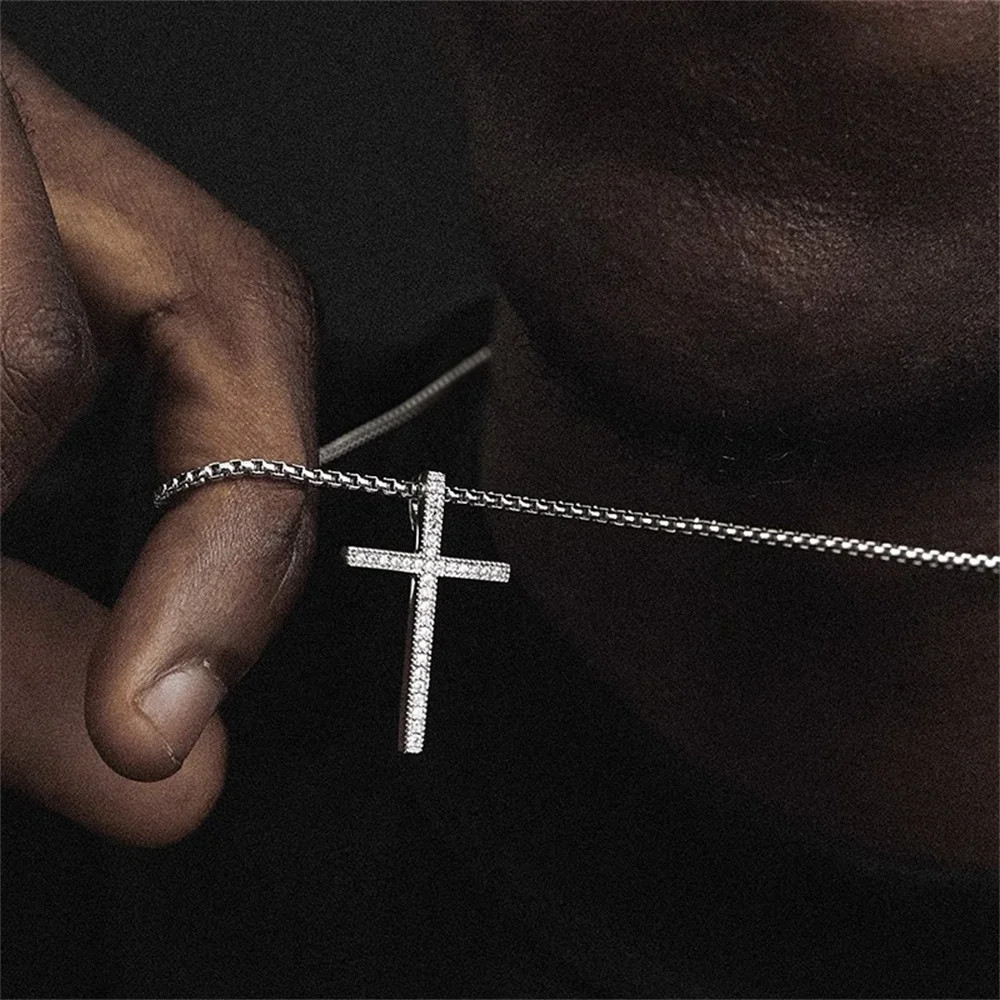 Men Stainless Steel Silver Color Twist Chain Necklace Hip Hop Basic Chain Neckla