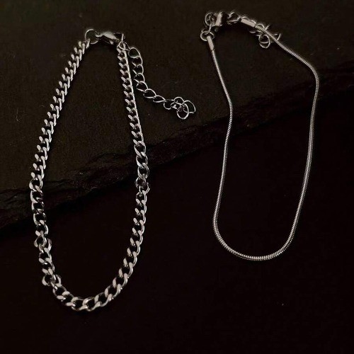 Popular jewelry stainless steel bracelet personality cold trendy Cuban chain