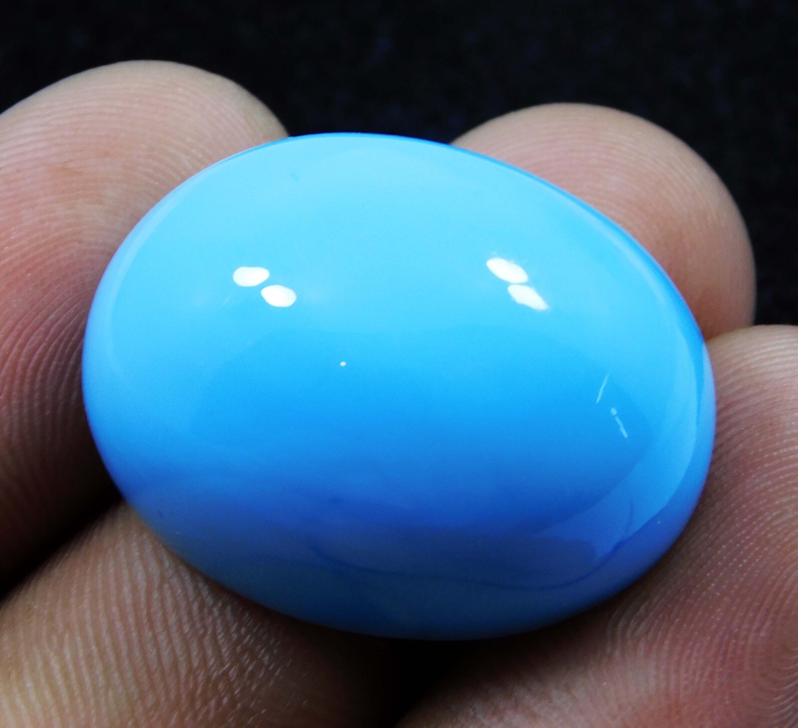 58.50 CT Natural Turquoise Persian Beauty Oval Cabochon Cut Loose Gemstone
