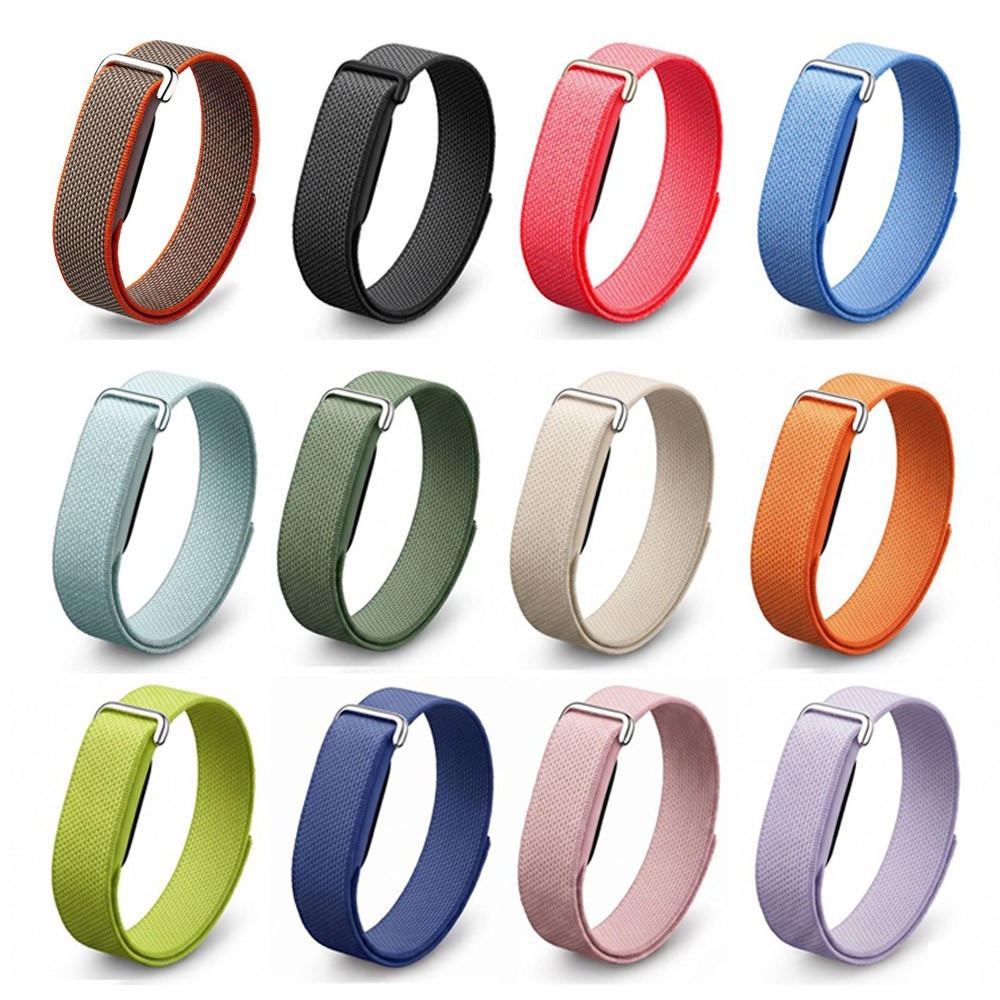 For Google Fitbit Air Weaving Nylon Sports Loop Adjustable Strap Band Bracelet