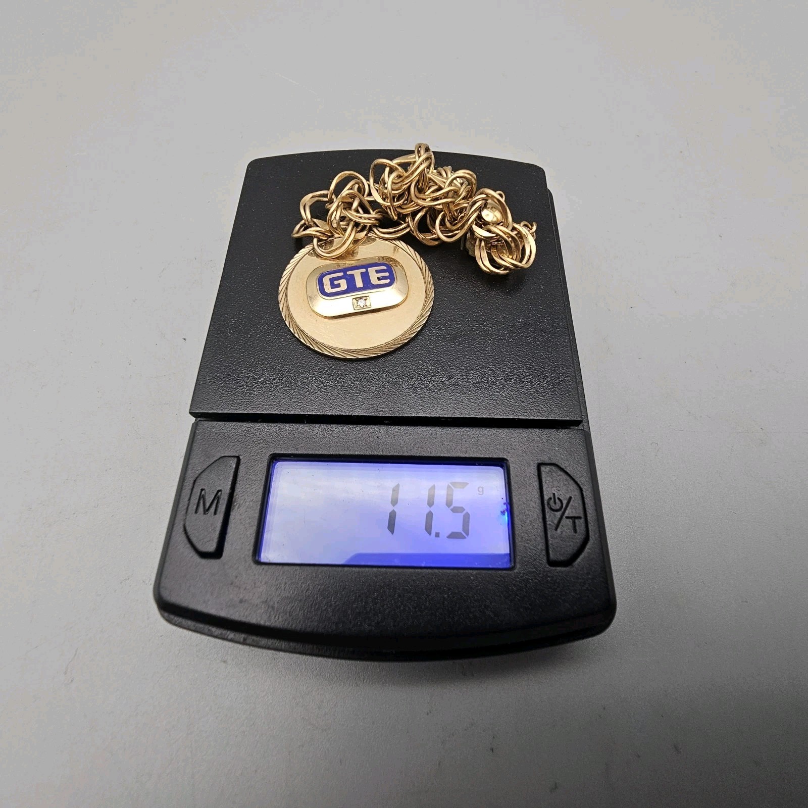 Vintage 10k Gold GTE Emblem Charm On 12k GF Bracelet – See Details