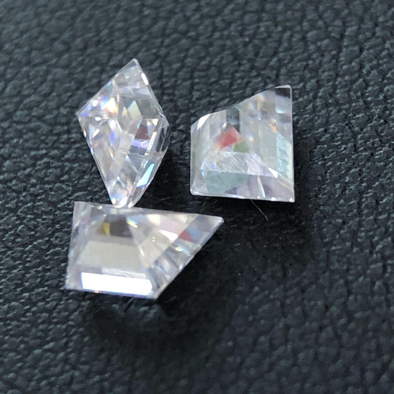 Factory Directly Rare Trapezoid Cut D Color Moissanite Loose GRA for DIY Jewelry