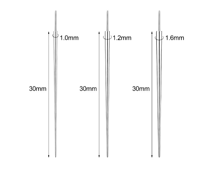 10pc Titanium Ear Insertion Taper Threadless Flat back Tool Labret Earrings Stud