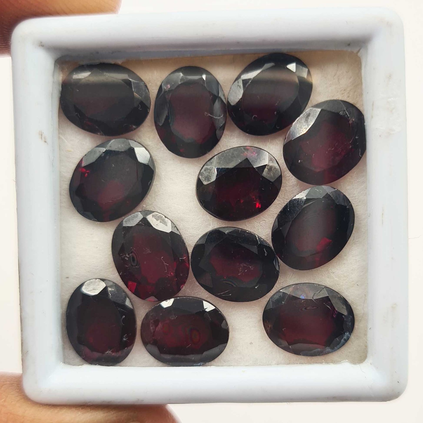 Natural Garnet Oval Cut Loose Gemstone Lot 8*10 MM 100 CT 35 Pcs