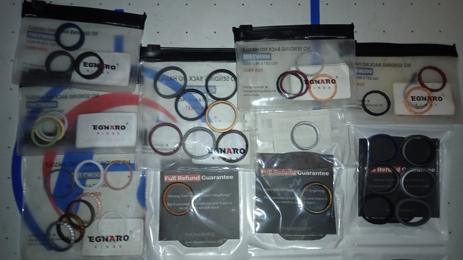 Lot of more than 50 Men & Women Silicone Wedding Bands Rubber Rings