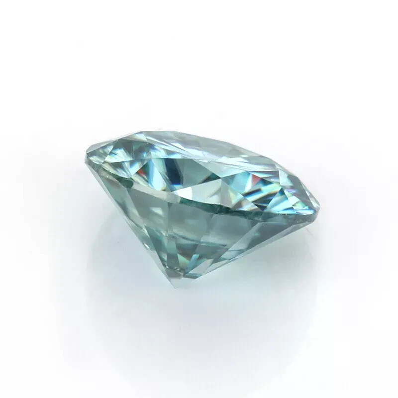 3 CT Natural Blue Diamond Round Cut VVS1 D Grade IDGL Certified 1 Free Gift ED8