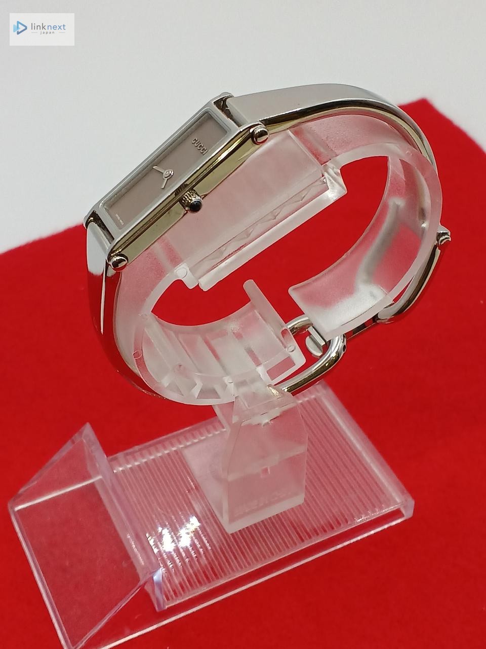 GUCCI 2400L Women’s Stainless Steel Quartz Bangle Watch
