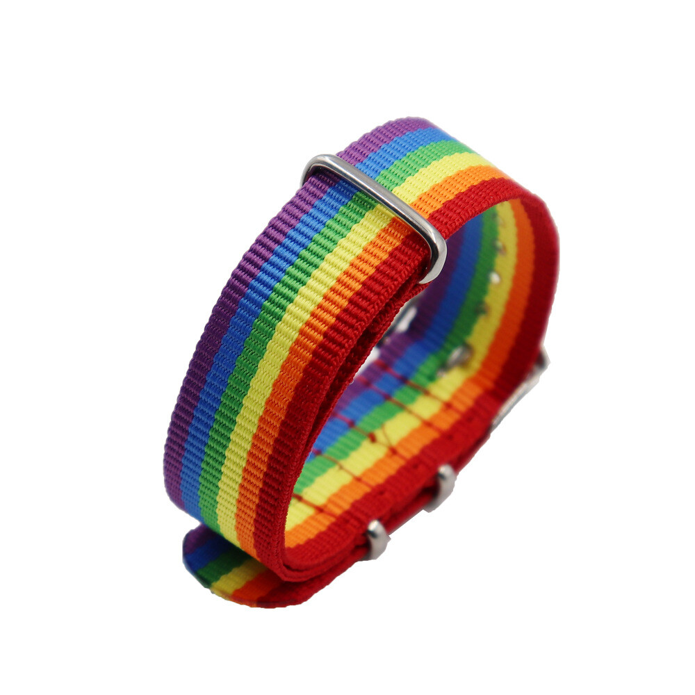 Nylon Canvas Watch Strap Band Sports Fashion 14/16/18/20/22/24mm Multicolour