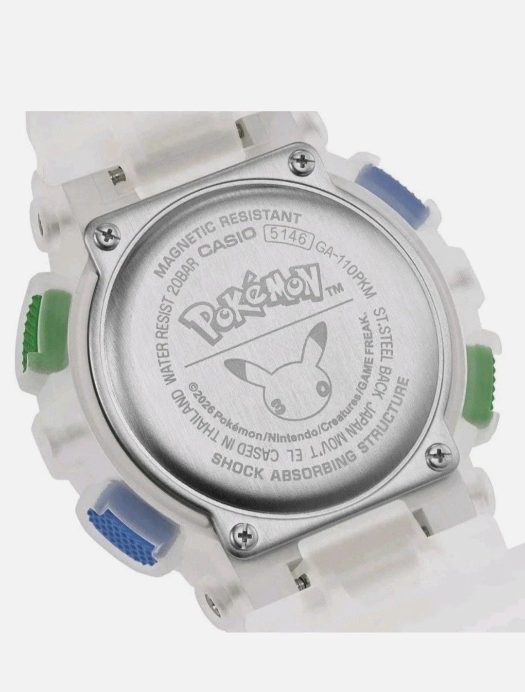 30th Anniversary Pokémon G-Shock – GA-110PKM-7A IN-HAND today