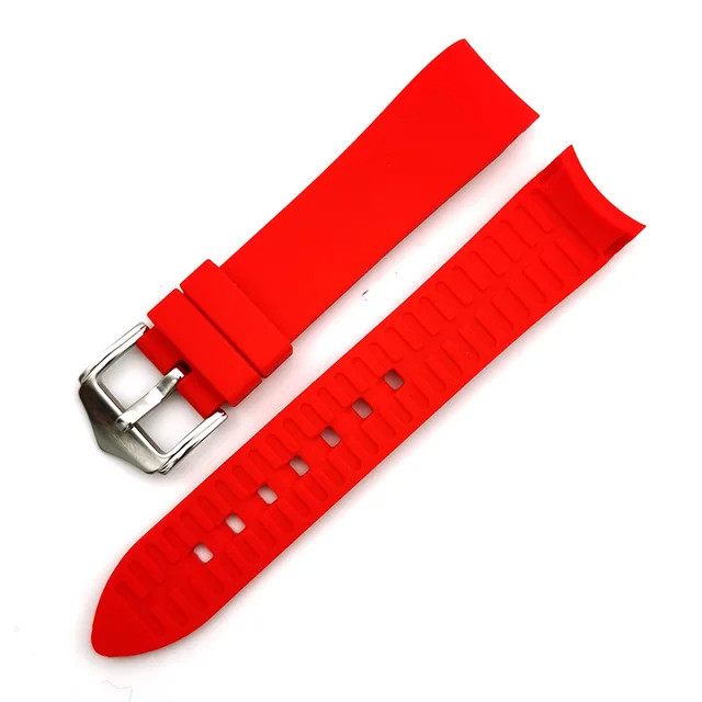 18mm 20mm 22mm Soft Silicone Watch Band Divers Replacement Strap Quick Release