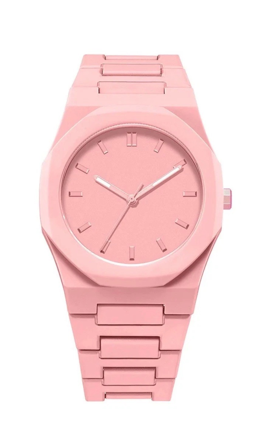 Fashion Unisex Quartz Watch Silicone Wristband Minimalist Design Sports