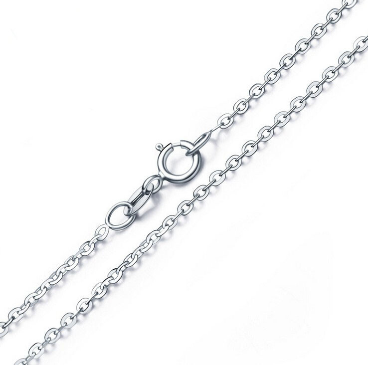 Sterling Silver Belcher Chain Necklace – 16″ 18″ 20″ 22″ 24″ 26″ 30″