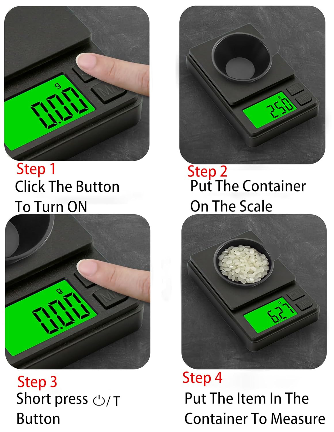 Digital Pocket Scale 1000G X 0.01G Weigh Gram Scale, Mini Scale, Digital Grams S