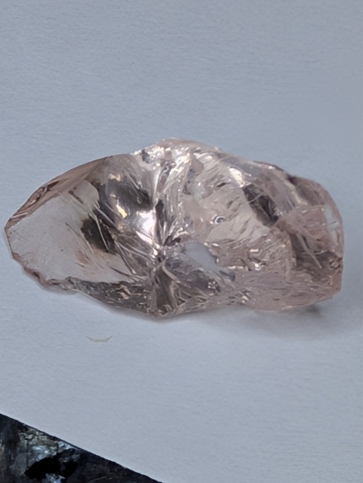 USA Seller 11.61 ct IF flawless Natural Pink morganite facet rough gemstone