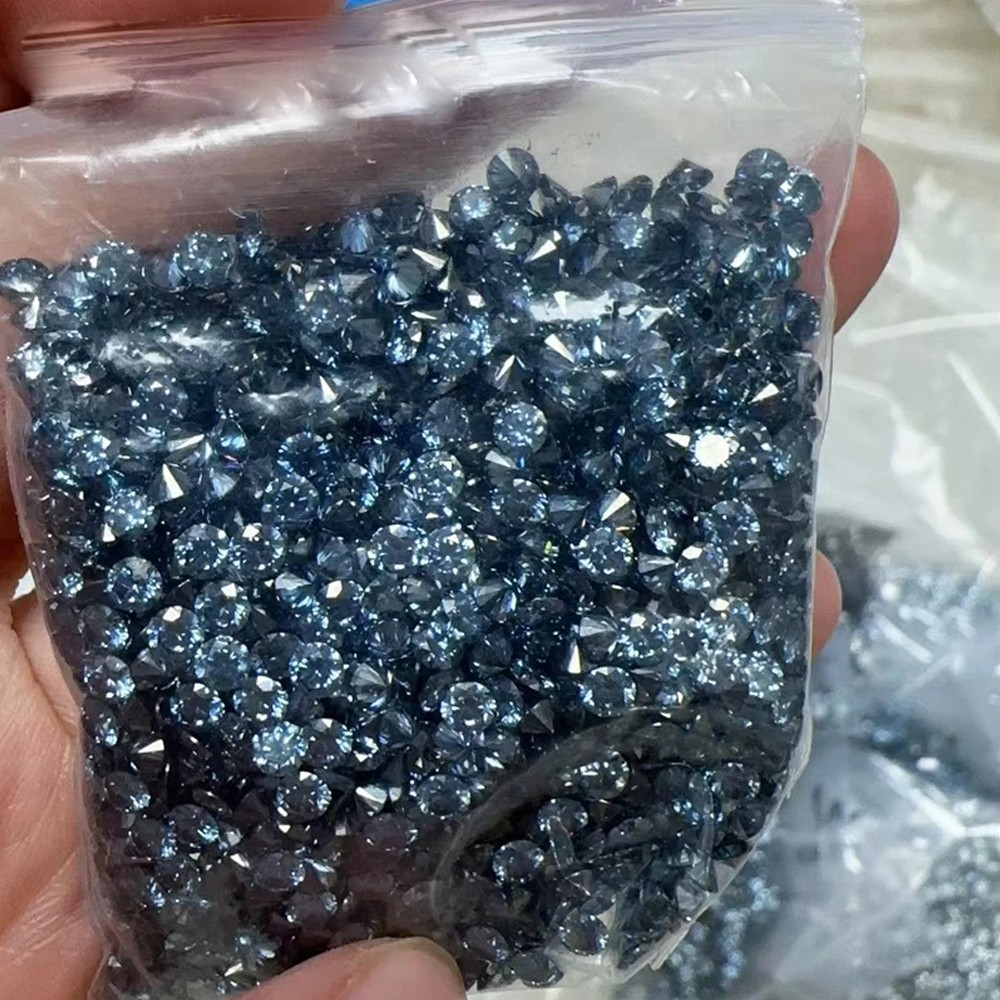 Wholesale 1CT Loose Moissanites Stone Small Size 0.7mm~3.0mm GRA D VVS1 Gemstone