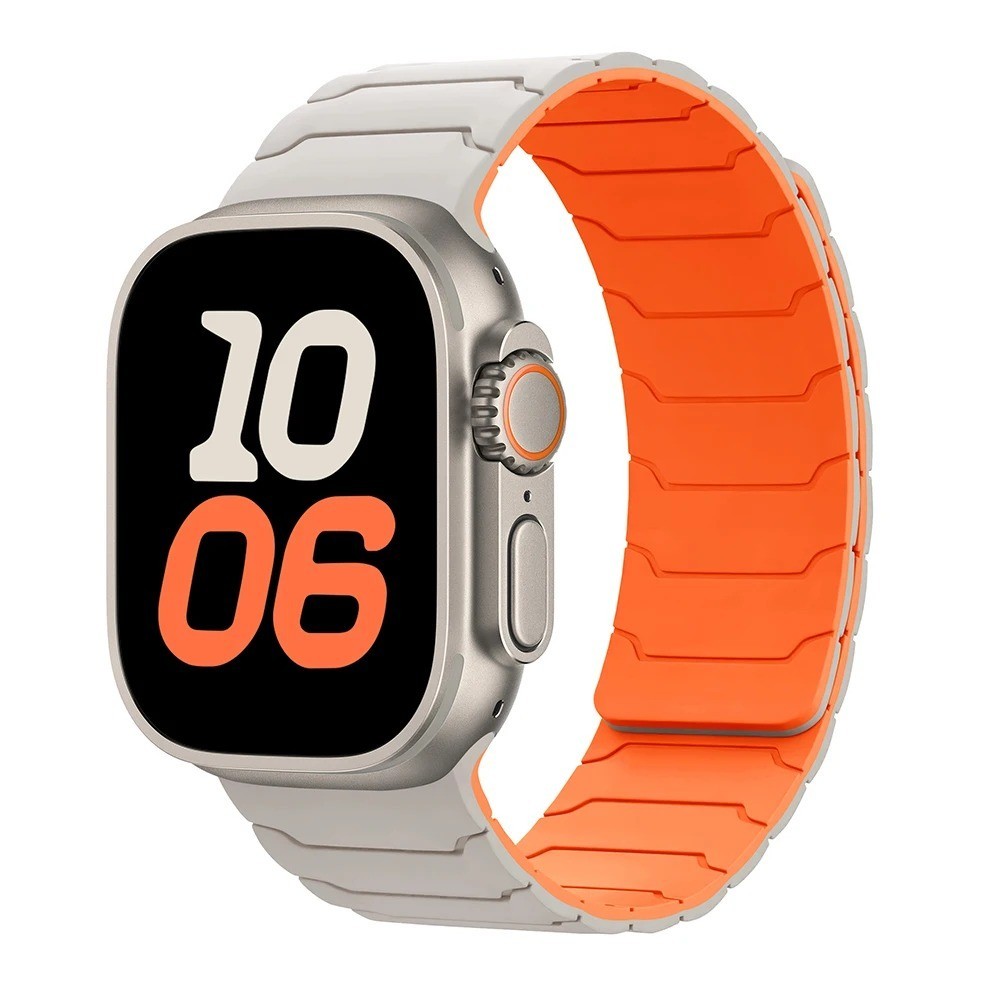 Magnetic Strap For iWatch Ultra 2 Series 10 9 8 7 SE 6 5 Silicone iWatch Band