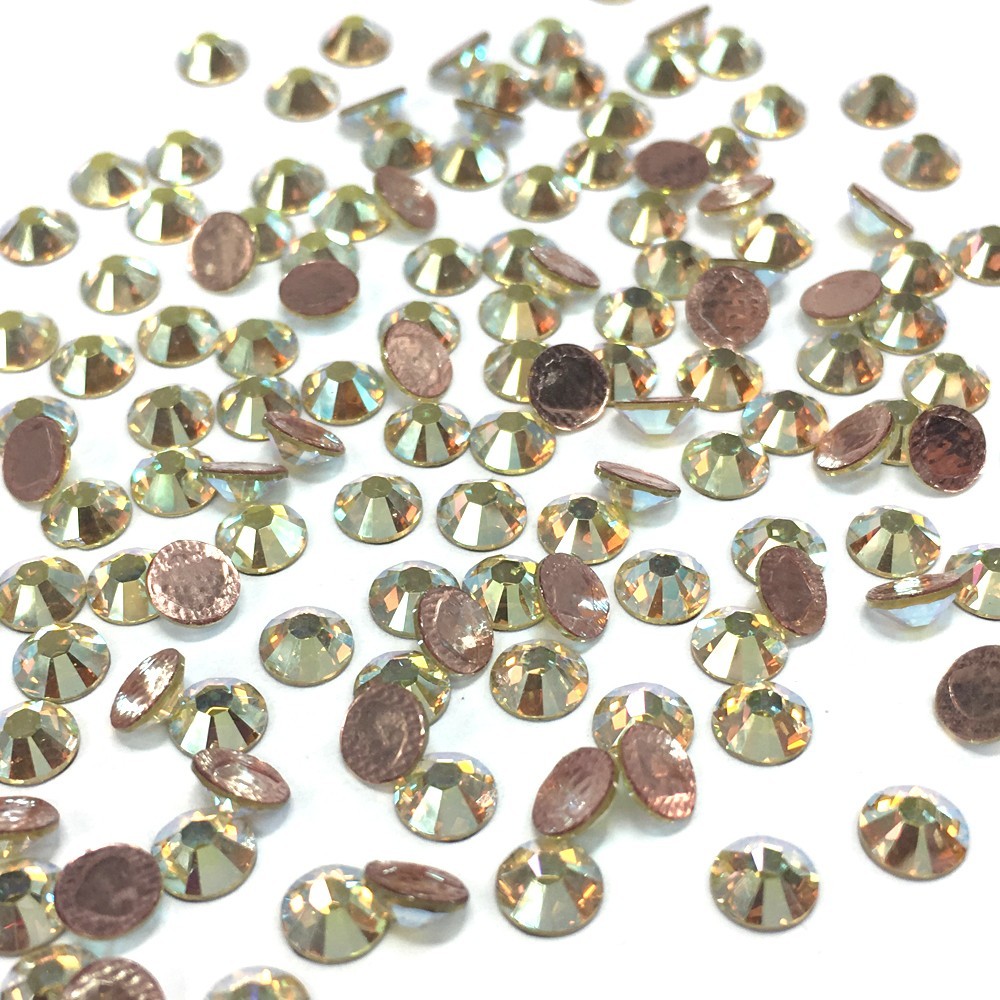 Jonquil AB (213 AB) Swarovski 2078/2038 Flatback HOTFIX iron-on effect coatings